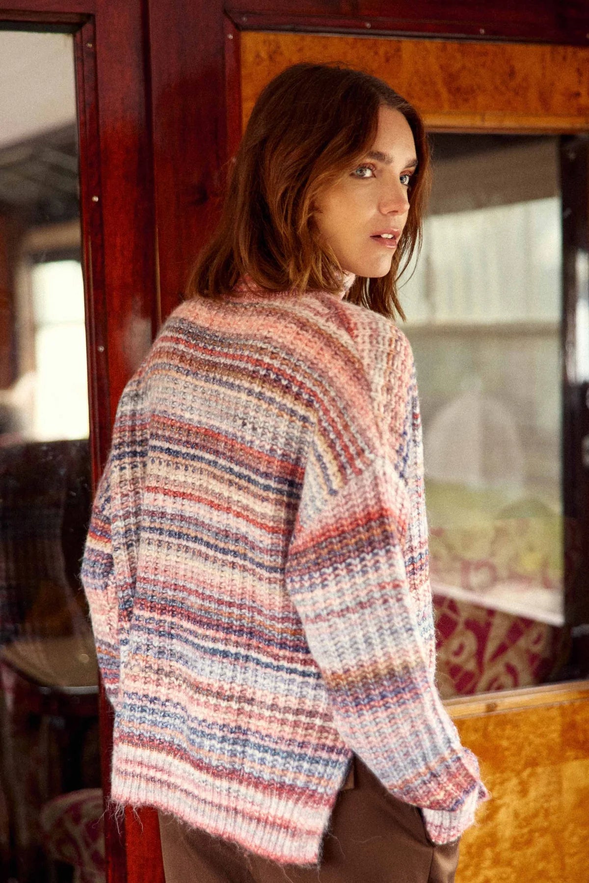 Maglione multicolore