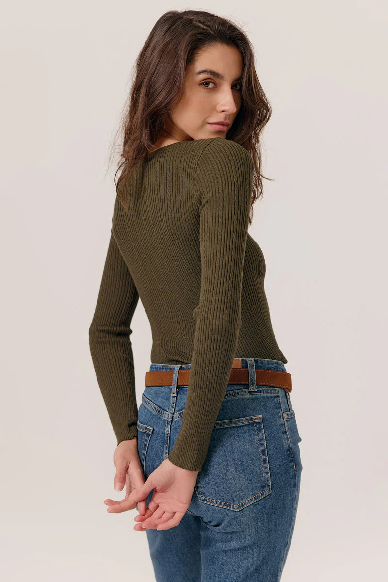 Maglia intrecci viscosa 💚