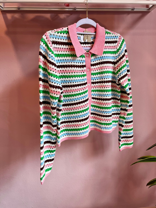 Cardigan mille righe 💕
