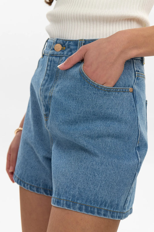 Denim shorts 💙🌈