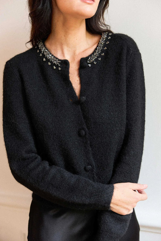 Cardigan gioiello